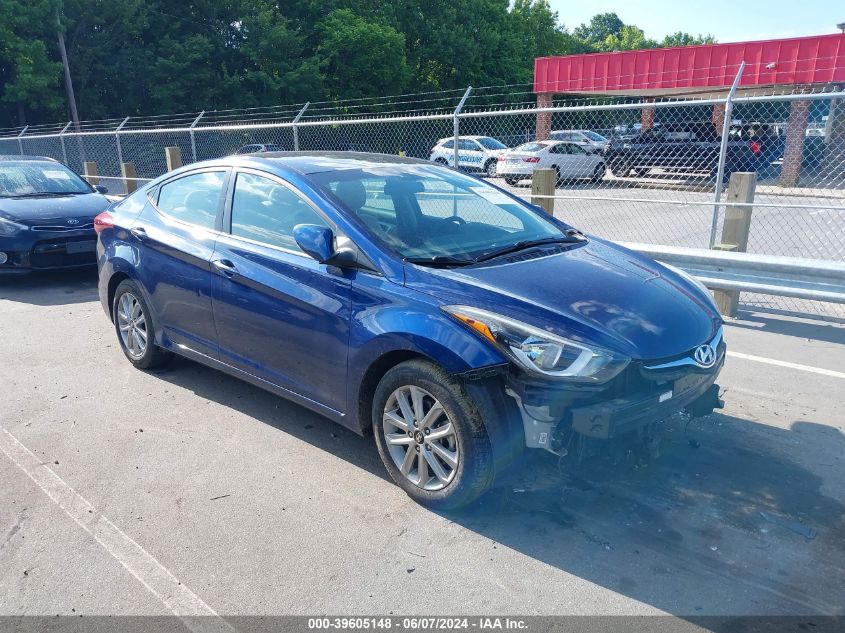 2016 HYUNDAI ELANTRA SE