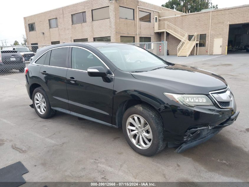 2016 ACURA RDX TECHNOLOGY   ACURAWATCH PLUS PACKAGES/TECHNOLOGY PACKAGE