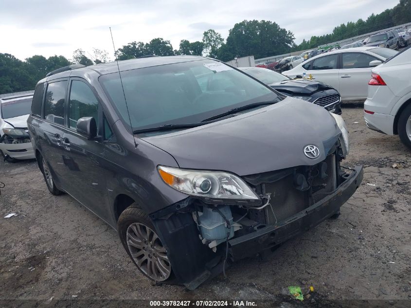 2012 TOYOTA SIENNA XLE V6 8 PASSENGER