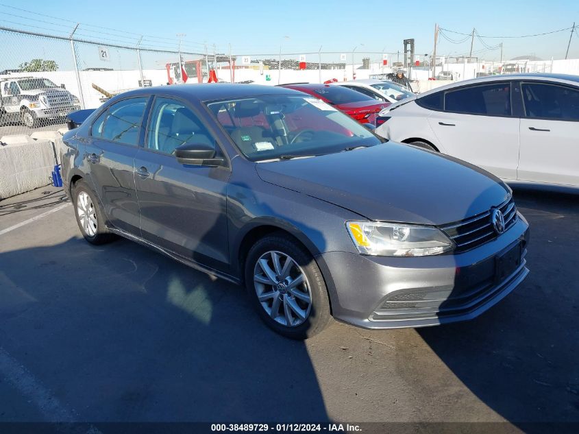 2015 VOLKSWAGEN JETTA 1.8T SE