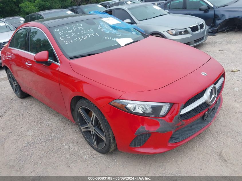 2019 MERCEDES-BENZ A 220 4MATIC