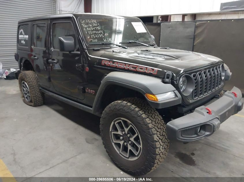 2024 JEEP WRANGLER 4-DOOR RUBICON 4X4