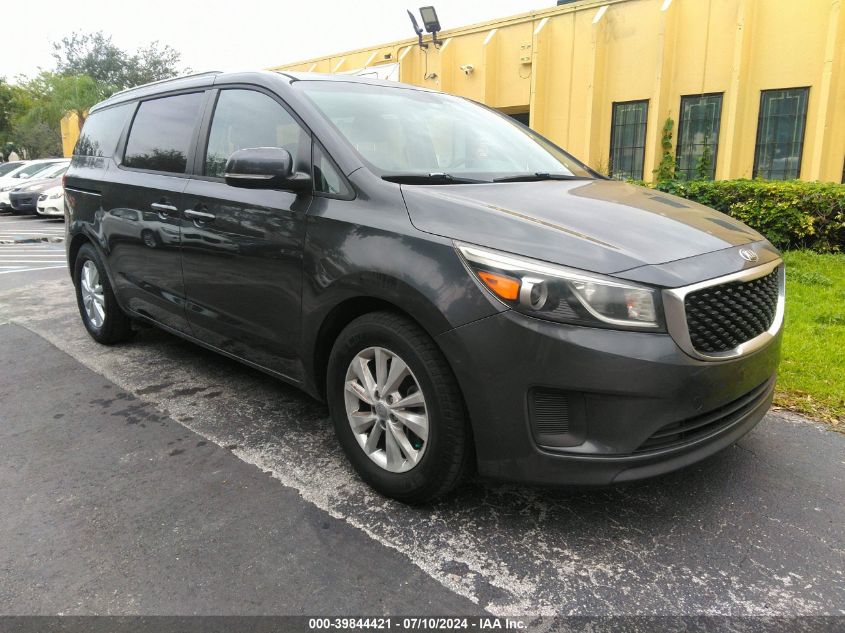 2015 KIA SEDONA LX