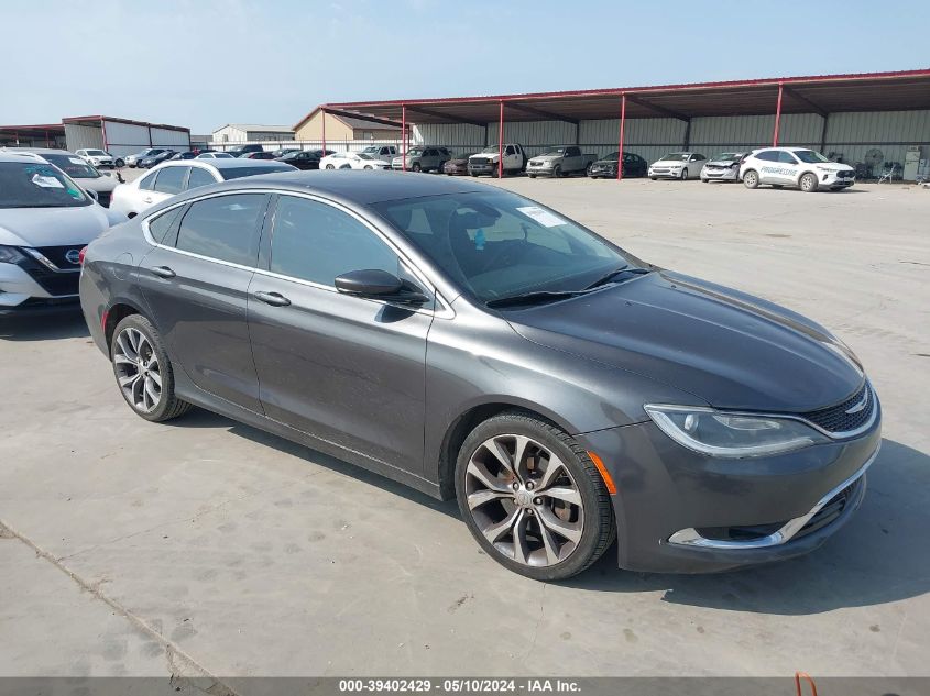 2015 CHRYSLER 200 C