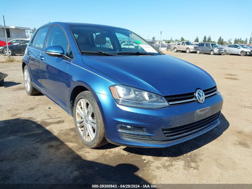 2015 VOLKSWAGEN GOLF TDI SE 4-DOOR