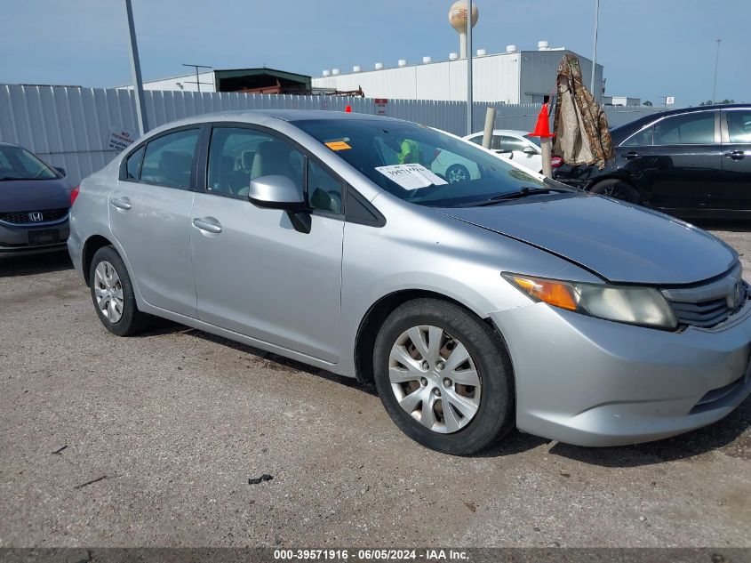 2012 HONDA CIVIC LX