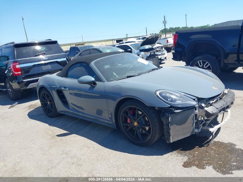 2017 PORSCHE 718 BOXSTER S