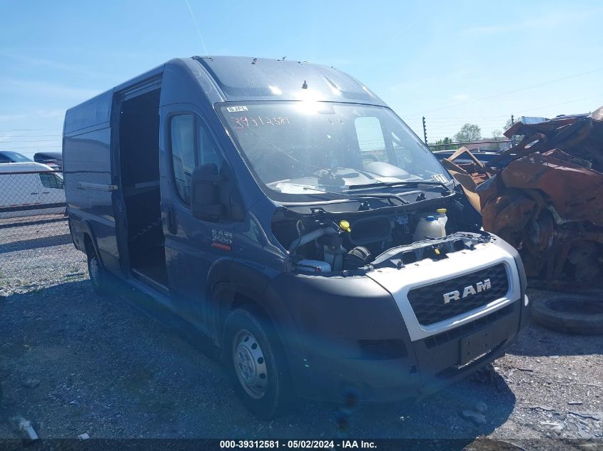 2019 RAM PROMASTER 3500 CARGO VAN HIGH ROOF 159 WB EXT