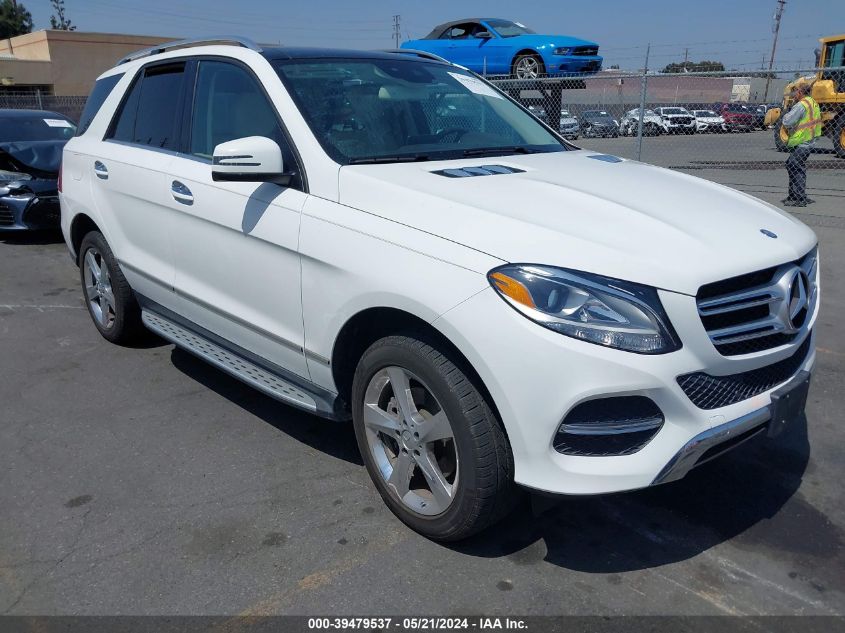 2016 MERCEDES-BENZ GLE 300D 4MATIC