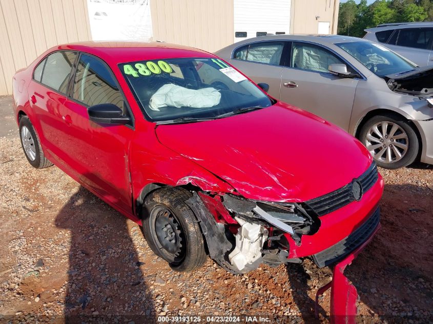 2011 VOLKSWAGEN JETTA 2.0L S