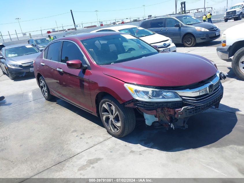 2017 HONDA ACCORD LX