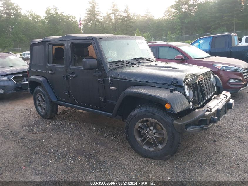 2016 JEEP WRANGLER UNLIMITED 75TH ANNIVERSARY