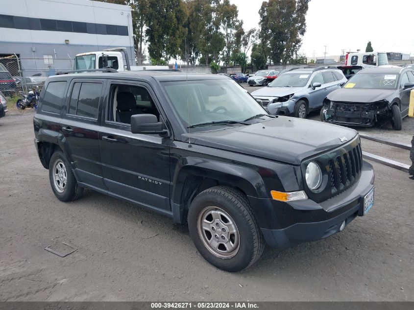 2017 JEEP PATRIOT SPORT FWD