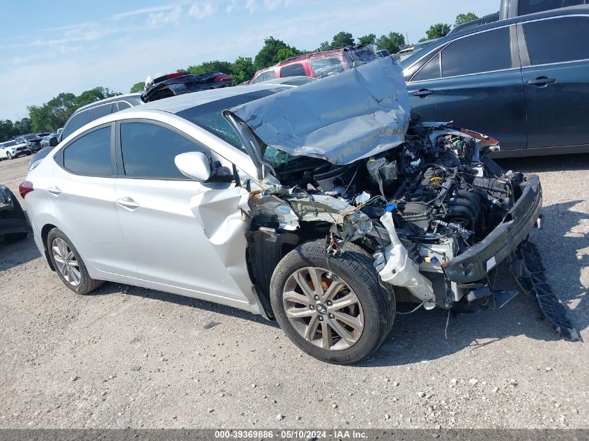 2016 HYUNDAI ELANTRA SE