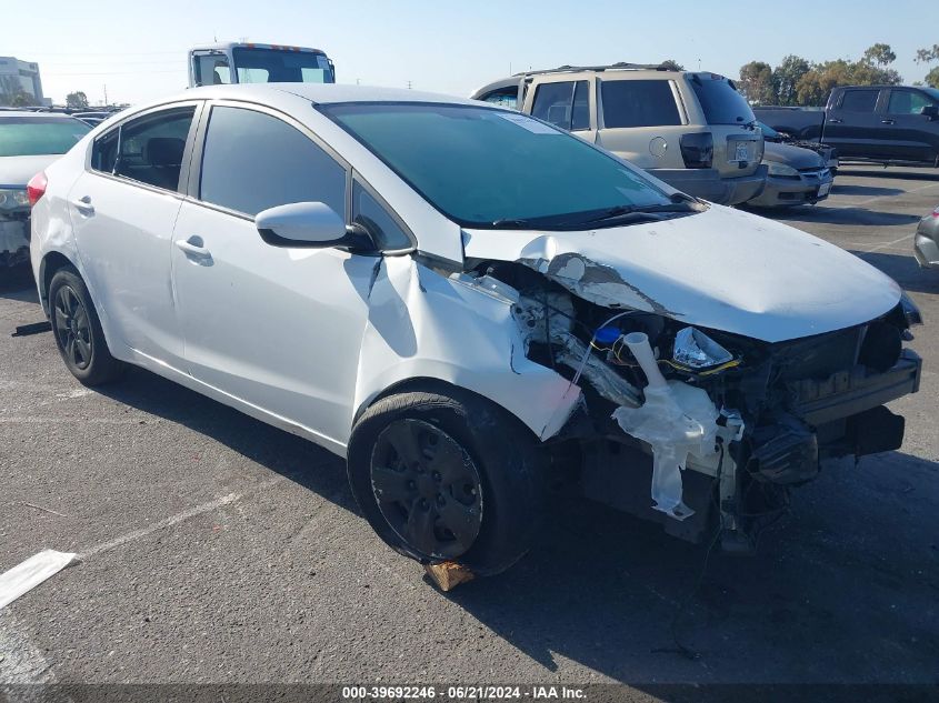 2016 KIA FORTE LX