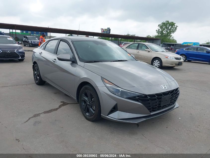 2023 HYUNDAI ELANTRA HYBRID BLUE