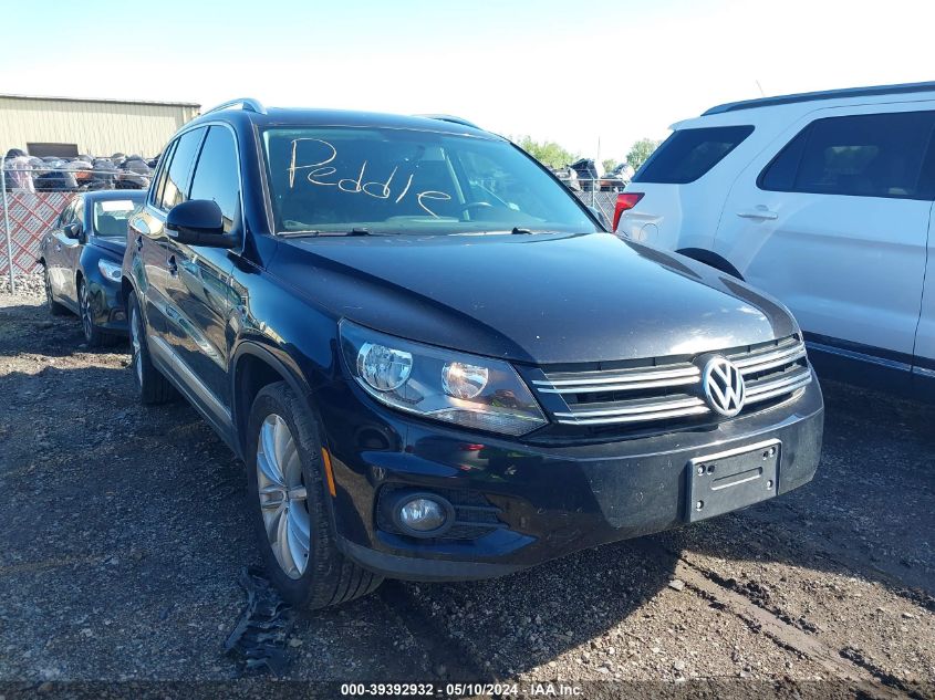 2012 VOLKSWAGEN TIGUAN SE