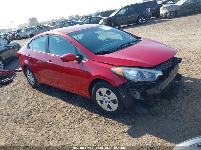 2016 KIA FORTE LX