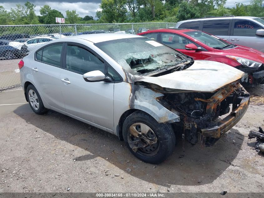 2016 KIA FORTE LX