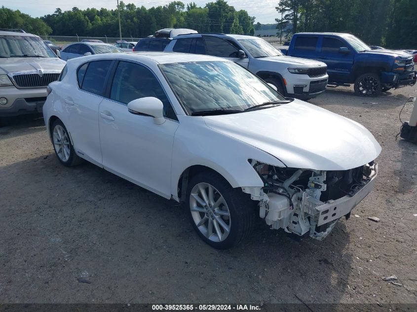 2012 LEXUS CT 200H PREMIUM