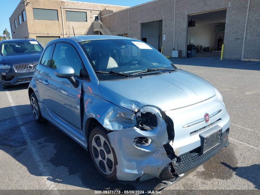 2015 FIAT 500E BATTERY ELECTRIC