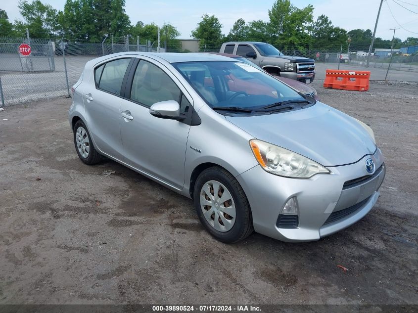 2012 TOYOTA PRIUS C ONE