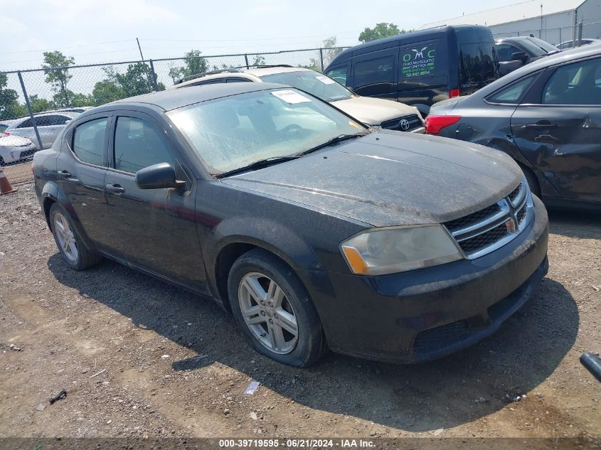 2012 DODGE AVENGER SXT