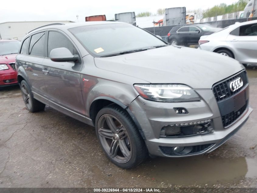 2013 AUDI Q7 3.0T S LINE PRESTIGE