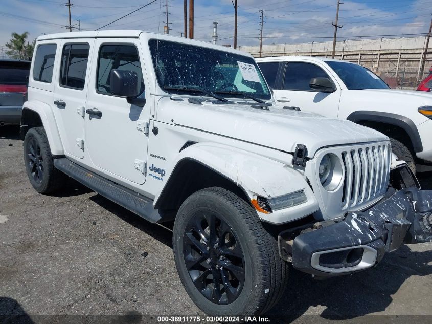 2021 JEEP WRANGLER 4XE UNLIMITED SAHARA 4X4