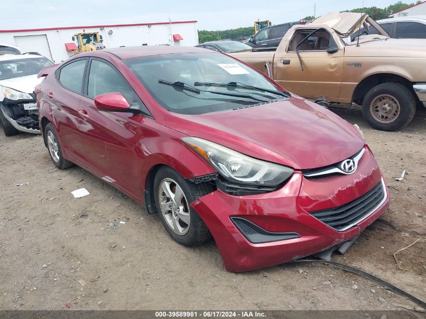 2015 HYUNDAI ELANTRA SE/SPORT/LIMITED