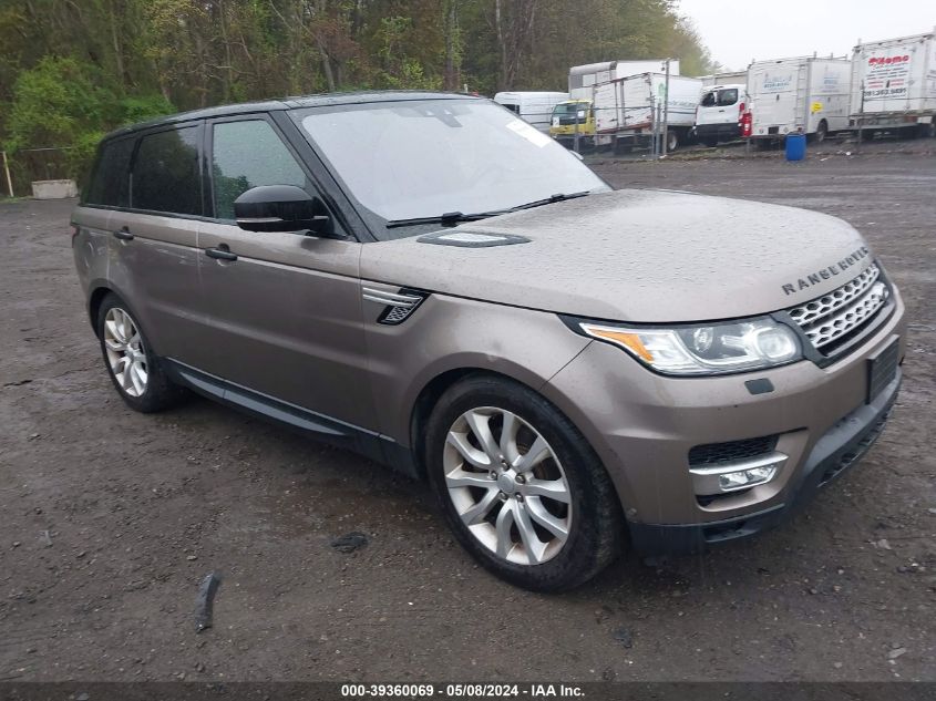 2017 LAND ROVER RANGE ROVER SPORT 3.0L V6 SUPERCHARGED HSE