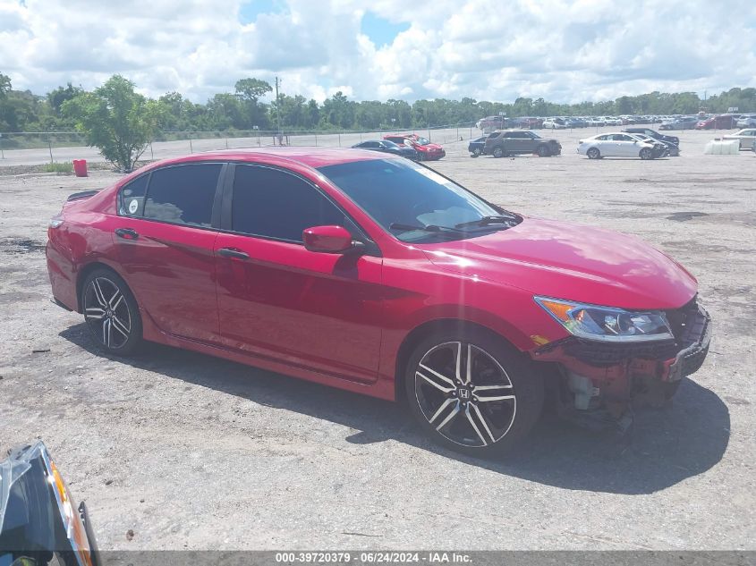 2017 HONDA ACCORD SPORT SE