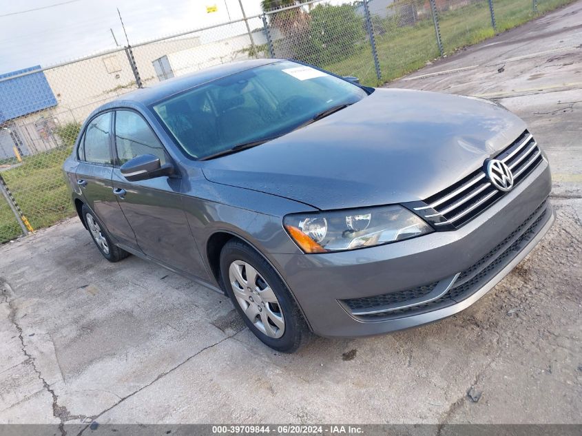 2015 VOLKSWAGEN PASSAT 1.8T S