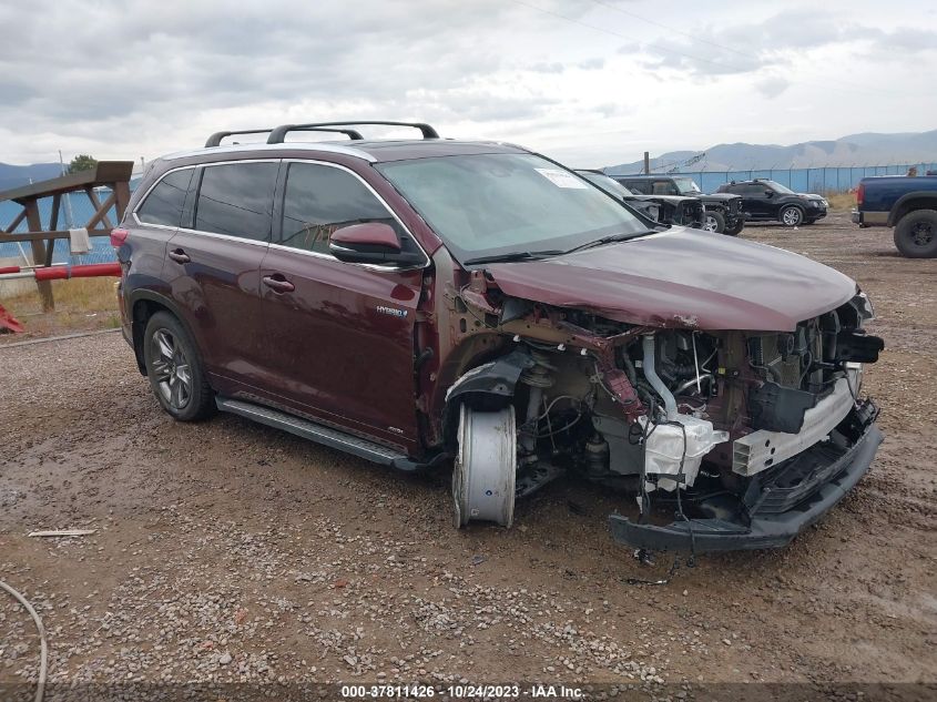 2019 TOYOTA HIGHLANDER HYBRID LIMITED PLATINUM