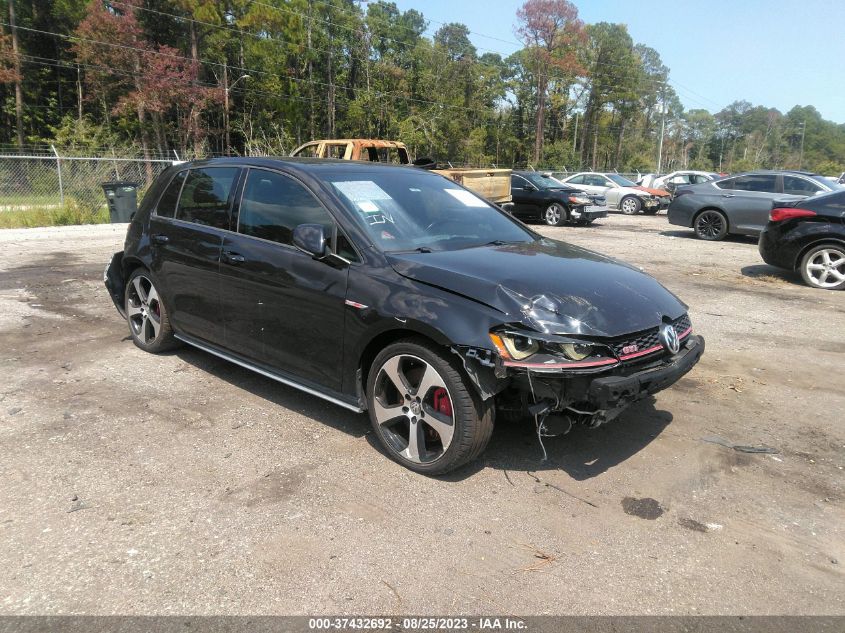 2016 VOLKSWAGEN GOLF GTI AUTOBAHN W/PERFORMANCE PACKAGE 4-DOOR