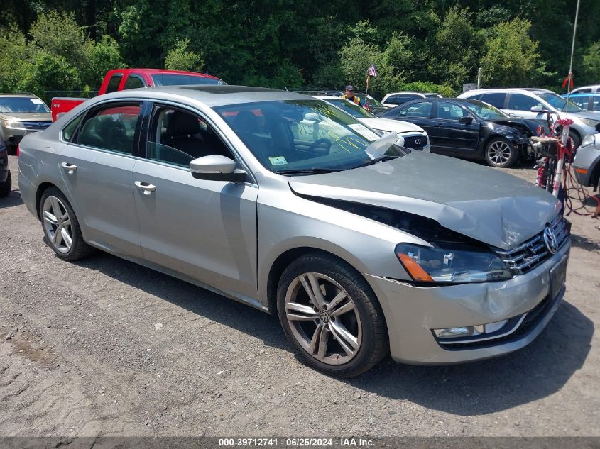 2013 VOLKSWAGEN PASSAT 3.6L V6 SE