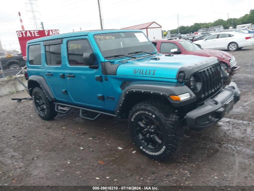 2020 JEEP WRANGLER UNLIMITED WILLYS 4X4