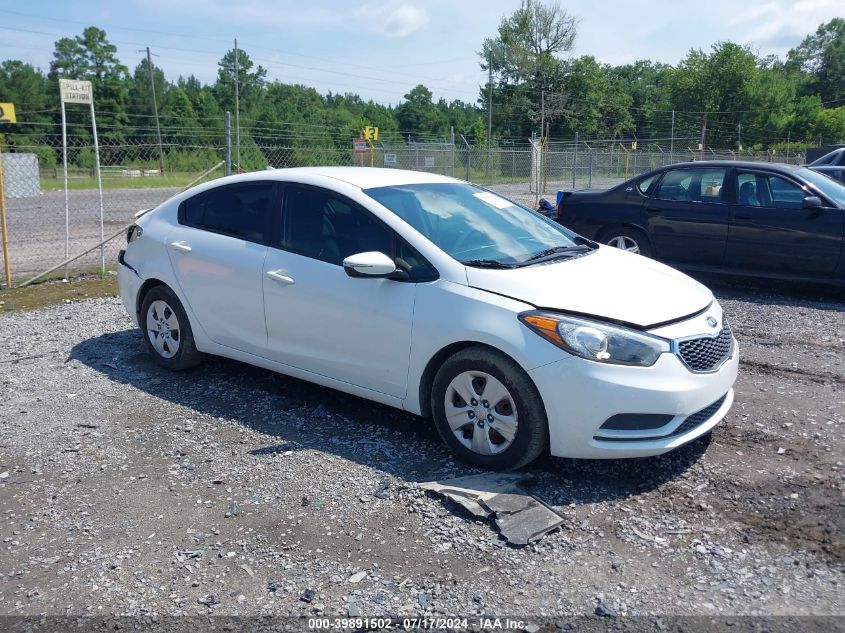 2016 KIA FORTE LX