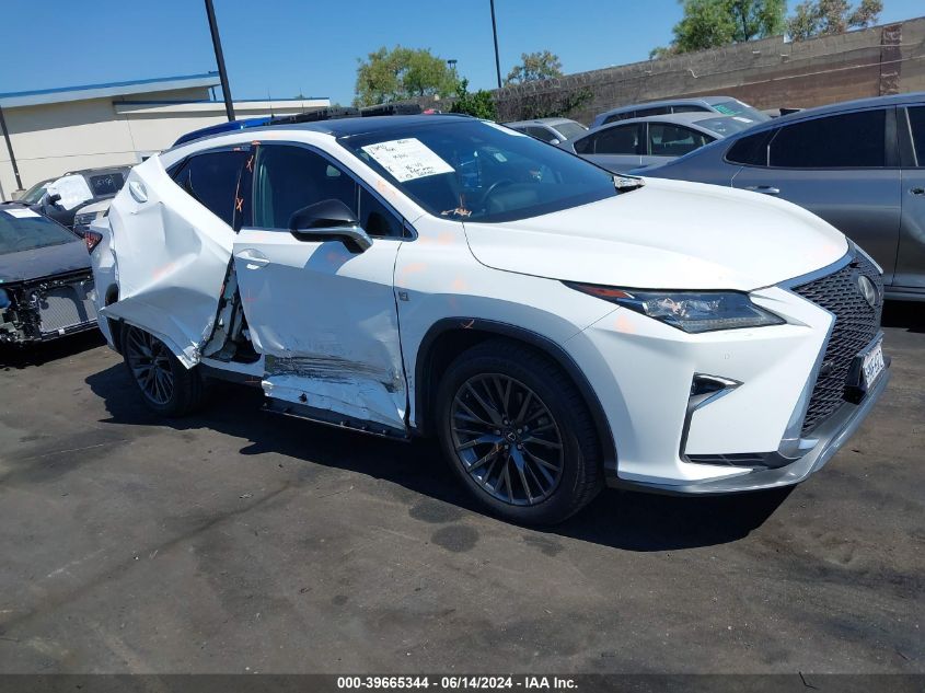 2016 LEXUS RX 350 F SPORT