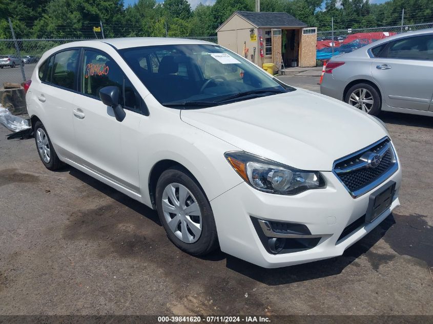 2016 SUBARU IMPREZA 2.0I