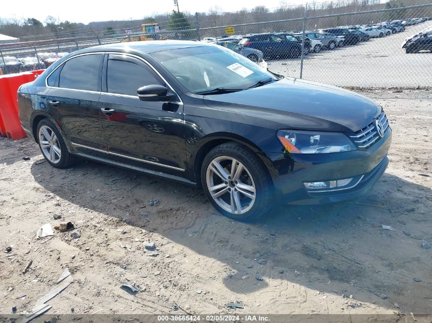 2013 VOLKSWAGEN PASSAT 2.0L TDI SEL PREMIUM