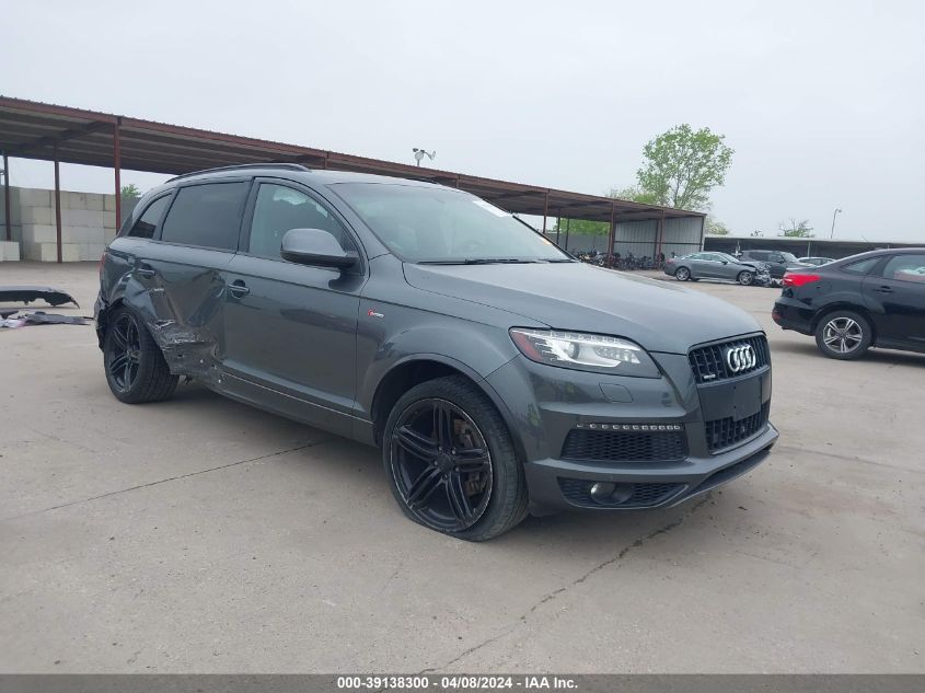 2015 AUDI Q7 3.0T S LINE PRESTIGE