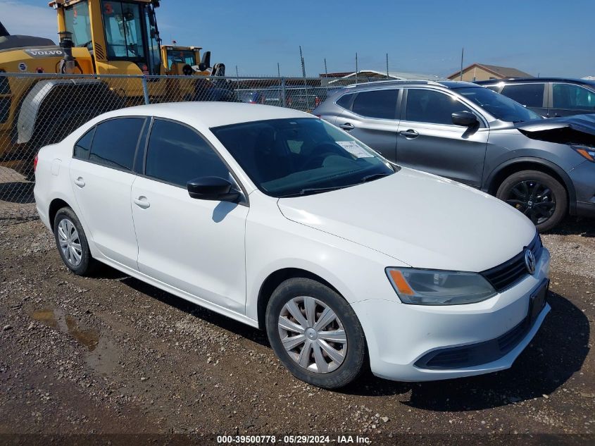 2012 VOLKSWAGEN JETTA 2.0L S