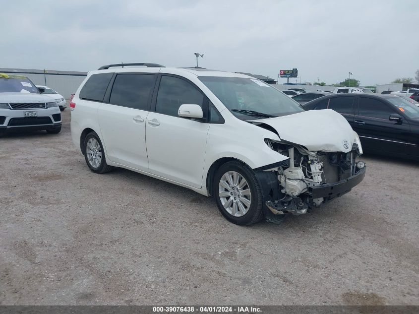 2014 TOYOTA SIENNA LIMITED V6 7 PASSENGER