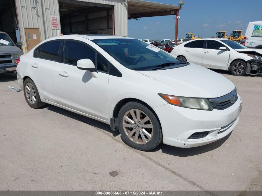 2012 HONDA CIVIC EXL