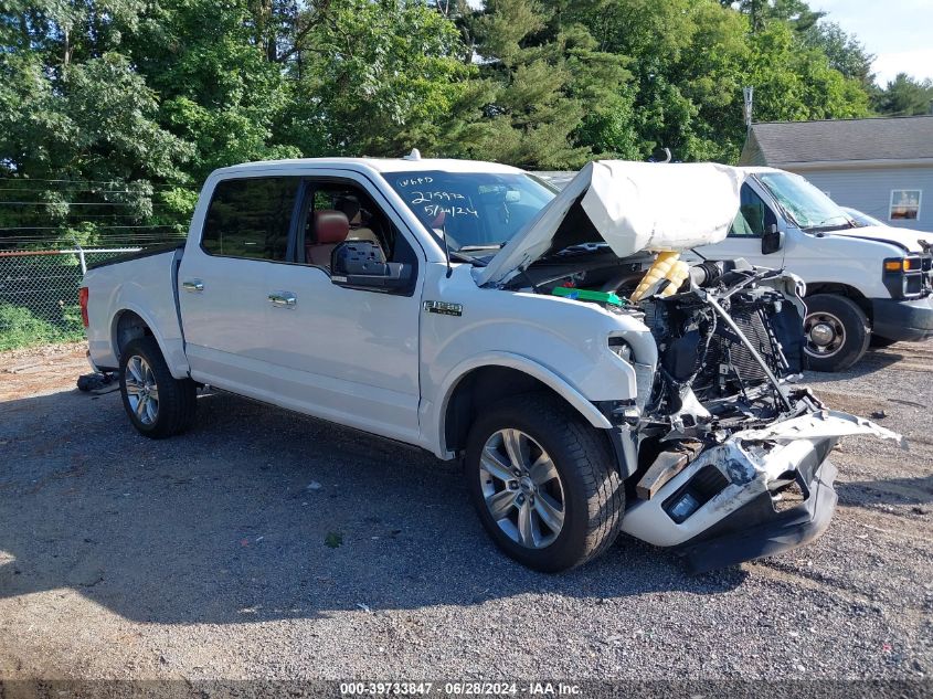 2018 FORD F-150 PLATINUM