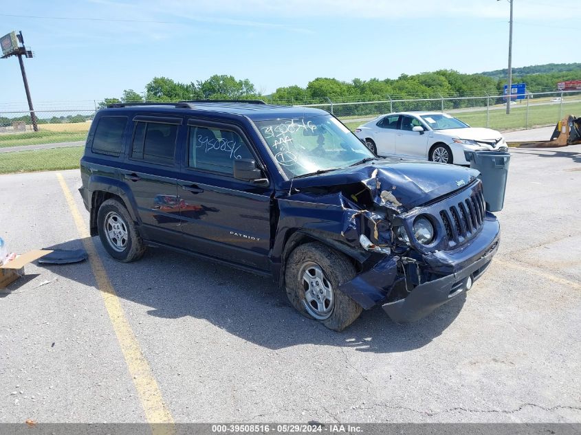 2017 JEEP PATRIOT SPORT 4X4