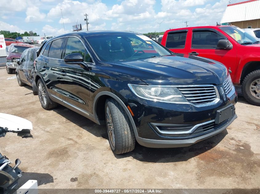 2016 LINCOLN MKX RESERVE