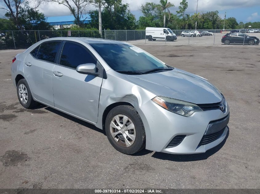 2016 TOYOTA COROLLA L