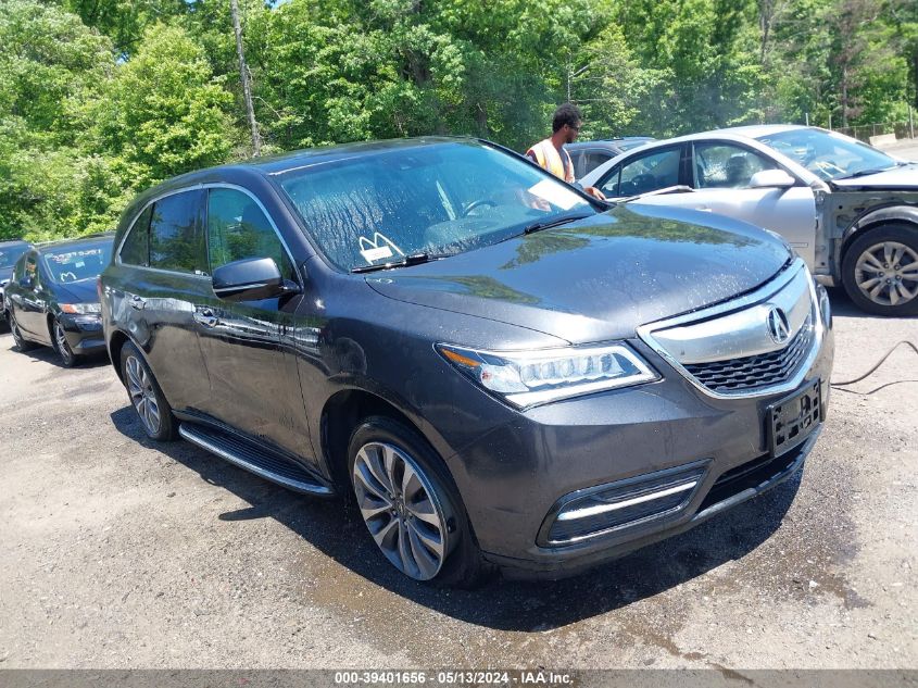 2014 ACURA MDX TECHNOLOGY PACKAGE